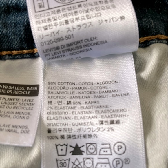 Levi's 505 Men's Size W 34 L 29 Regular Classic Straight Leg Jeans - Picture 10 of 10